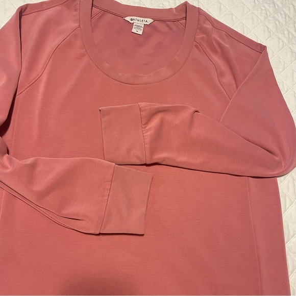 Athleta Seasoft Mauve
Pink Sweatshirt Athleta Crew Neck Top Sz M - Picture 2 of 6